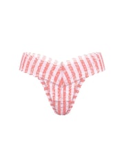 Victoria's Secret Pretty Blossom Pink Stripe Thong Knickers - Image 3 of 3