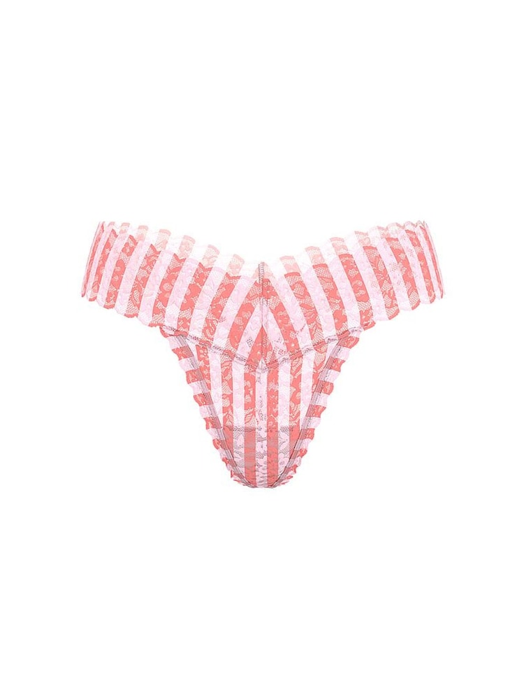 Victoria's Secret Pretty Blossom Pink Stripe Thong Knickers - Image 3 of 3