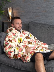 Vanilla Underground White SpongeBob Adult Blanket 100% Cotton Hoodie - Image 1 of 6