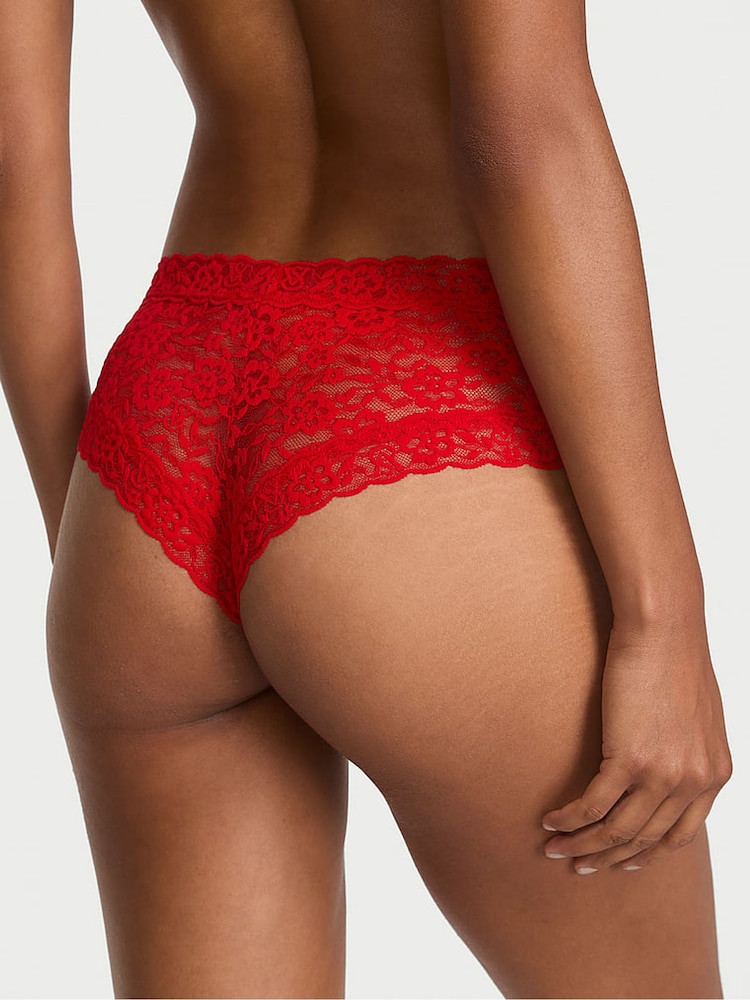 Victoria's Secret Lipstick Red Cheeky Knickers - Image 2 of 3