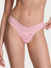 Victoria's Secret Purest Pink Dot Thong Knickers - Image 1 of 2
