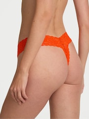 Victoria's Secret Wild Orange Thong Knickers - Image 2 of 2