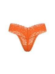 Victoria's Secret Wild Orange Thong Knickers - Image 3 of 3