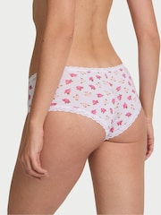 Victoria's Secret White Soft Peonies Cheeky Cotton Lace Waist Knickers - Image 2 of 2
