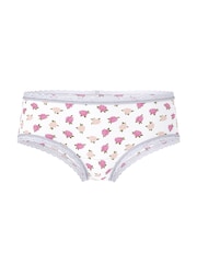 Victoria's Secret White Soft Peonies Cheeky Cotton Lace Waist Knickers - Image 3 of 3