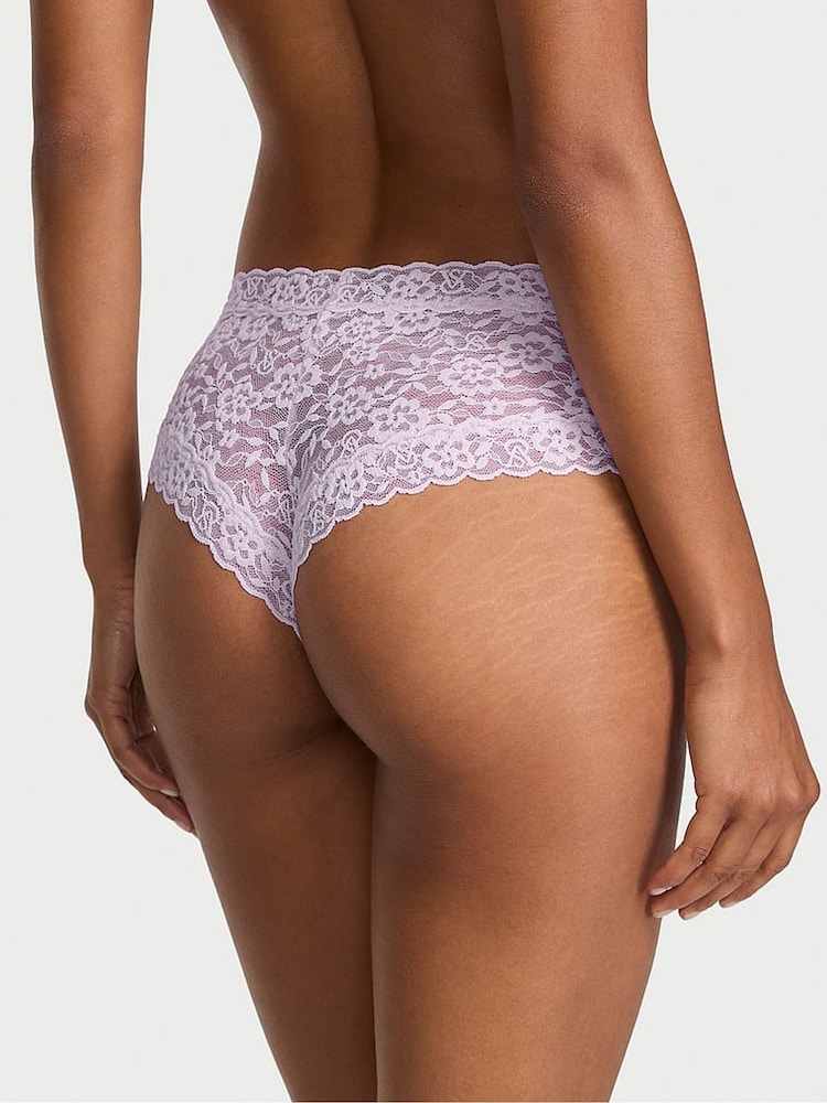 Victoria's Secret Delicate Violet Purple Cheeky Knickers - Image 2 of 2