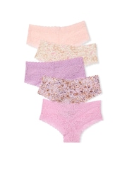 Victoria's Secret Pink/Puprle Cheeky 5 Pack Knickers - Image 2 of 2