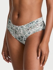 Victoria's Secret White Floral Cheeky Knickers - Image 1 of 2