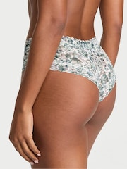 Victoria's Secret White Floral Cheeky Knickers - Image 2 of 2