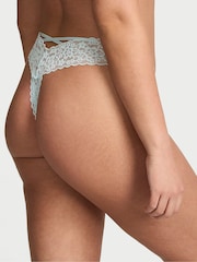 Victoria's Secret Tradewind Blue Thong Strappy Back Knickers - Image 2 of 2