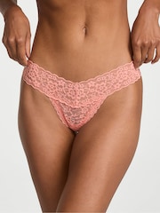 Victoria's Secret Peachy Orange Thong Strappy Back Knickers - Image 1 of 3