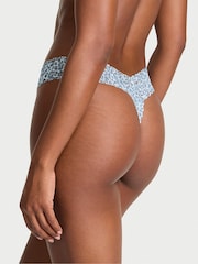 Victoria's Secret Blue Leopard Thong Knickers - Image 2 of 2