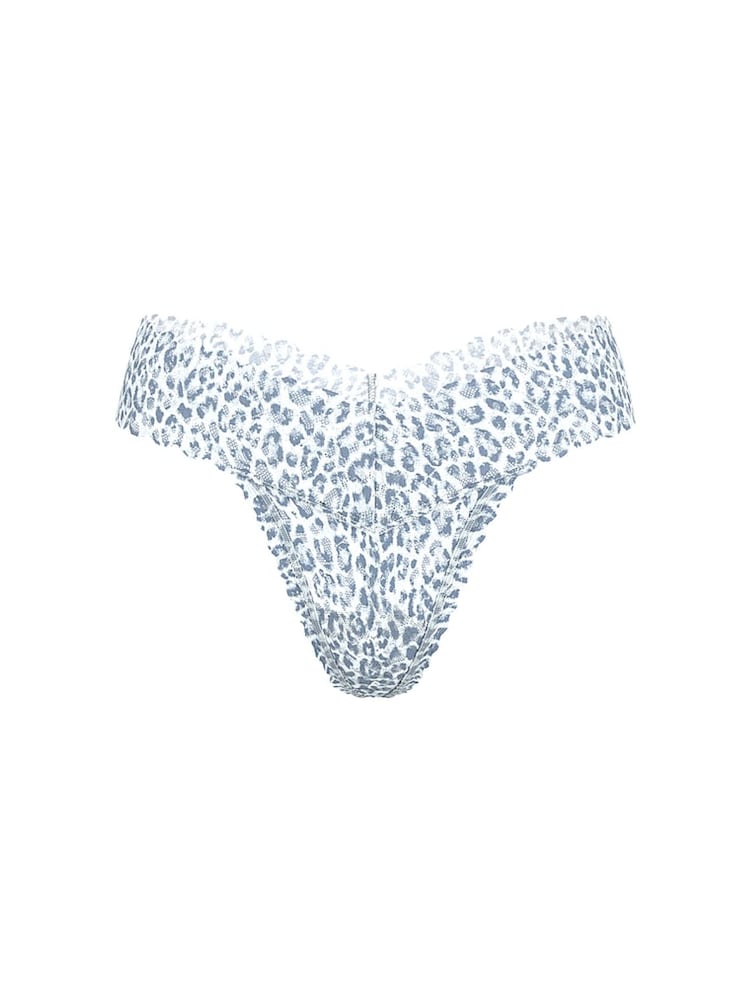 Victoria's Secret Blue Leopard Thong Knickers - Image 3 of 3 Victoria's Secret Blue Leopard Thong Knickers - Image 3 of 3