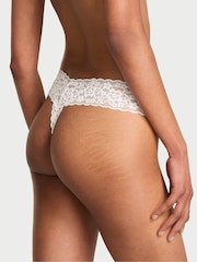 Victoria's Secret Coconut White Thong Knickers - Image 2 of 2