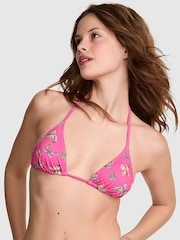 Victoria's Secret PINK Pink Butterfly Triangle Terry Bikini Top - Image 1 of 4