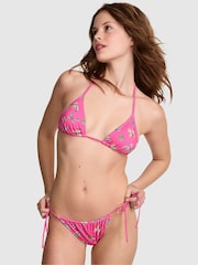 Victoria's Secret PINK Pink Butterfly Triangle Terry Bikini Top - Image 3 of 4