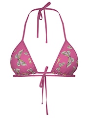 Victoria's Secret PINK Pink Butterfly Triangle Terry Bikini Top - Image 4 of 4