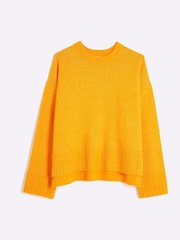 River Island Orange Ribbed Edge Jumper - Image 6 of 6