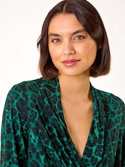 Top elástico con estampado animal de Roman - Imagen 4 de 5