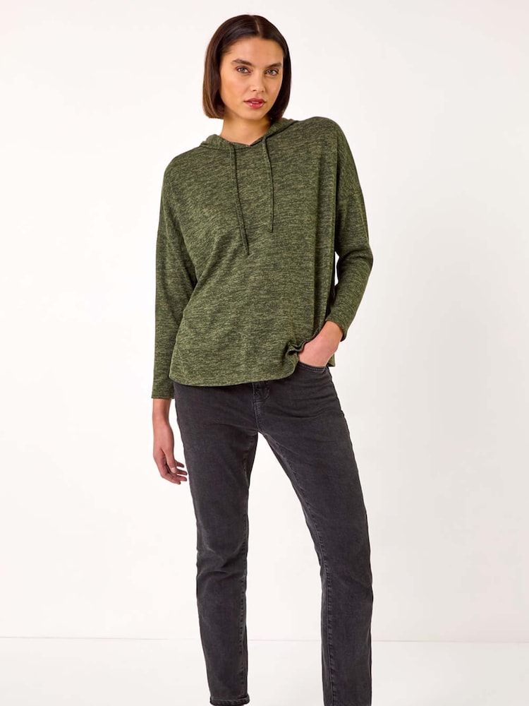 Roman Green Soft Drawstring Hoodie - Image 2 of 5