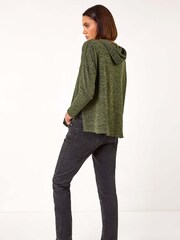 Roman Green Soft Drawstring Hoodie - Image 3 of 5