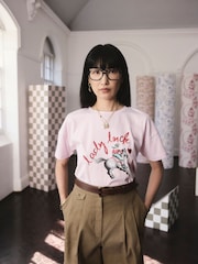 Pink Lady Luck - Cath Kidston – T-Shirt aus 100 % Baumwolle - Bild 2 von 6