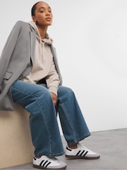 Simply Be Light Blue 24/7 Wide Leg Jeans - Image 3 of 4