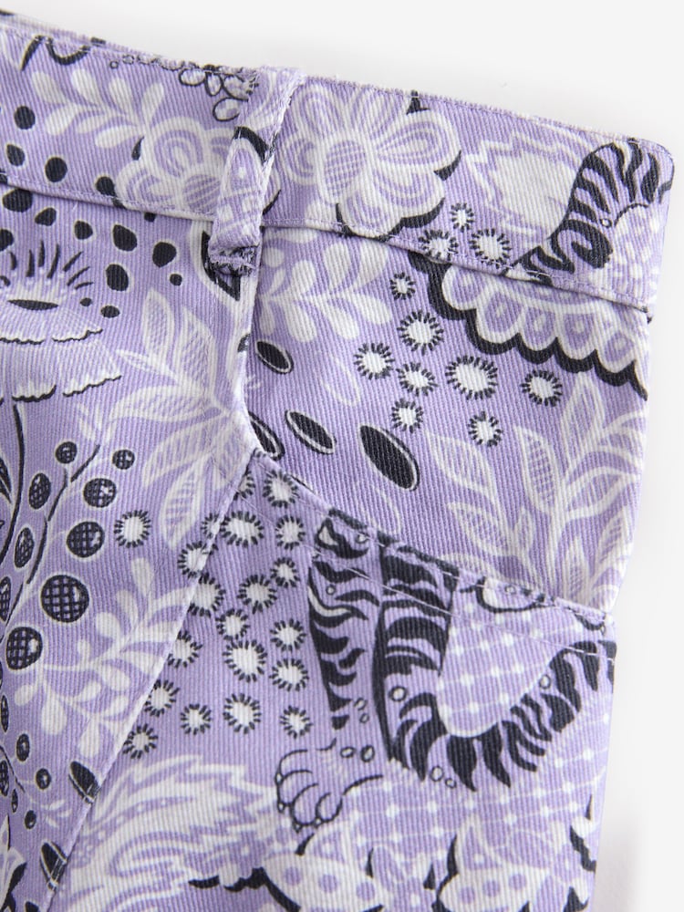 Cath Kidston Blue Tiger Lace Denim Skirt - Image 12 of 12