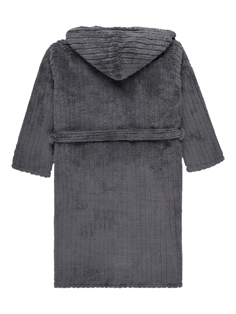 Fanatics Grey England Rugby Line Detail Robe - Image 2 of 3