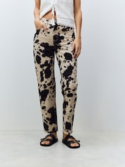Impression de vache - 100% Coton Coupe droite Jeans - Image 2 of 10