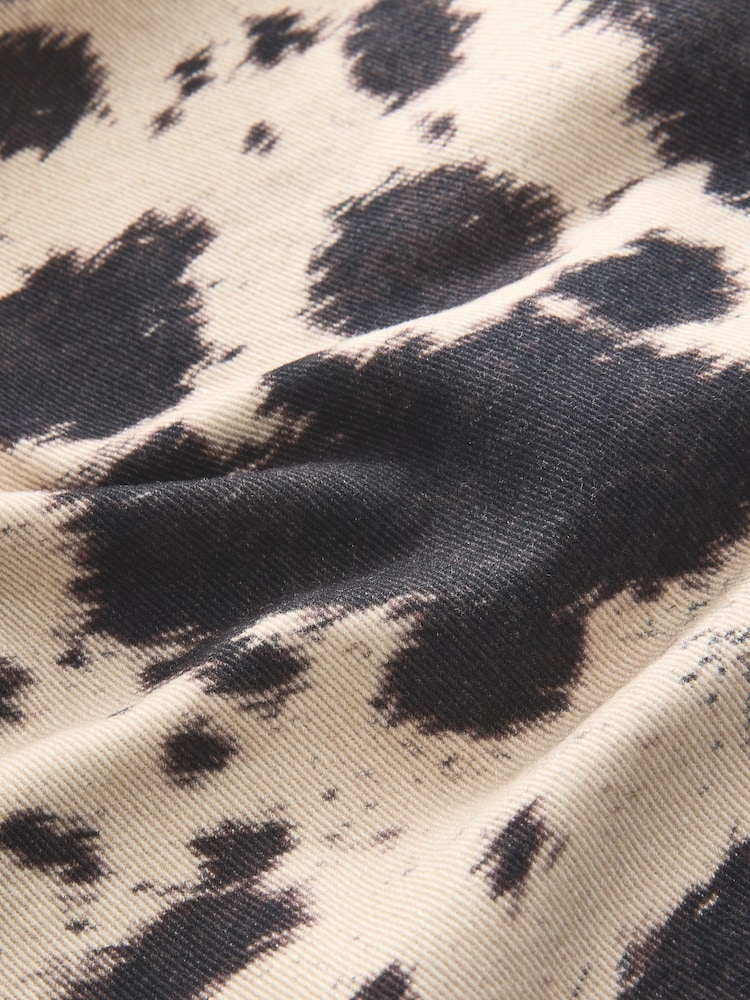 Impression de vache - 100% Coton Coupe droite Jeans - Image 7 of 10
