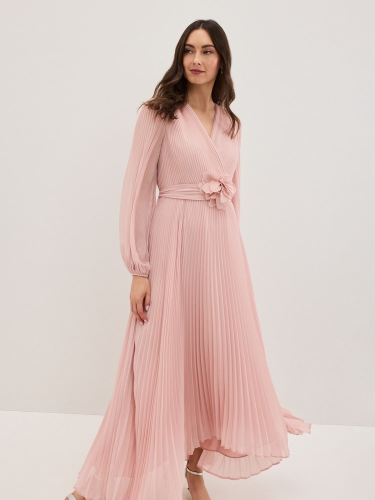 Phase Eight Pink Isadora Maxi Dress - Image 3 of 7