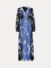 Phase Eight Blue Annie Floral Ombre Print Maxi Dresses - Image 6 of 6