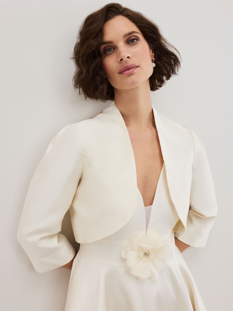 Phase Eight White Ariel Bolero Jacket - Image 1 of 7