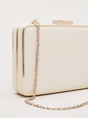 Phase Eight White Patent Box Clutch - Image 3 of 7