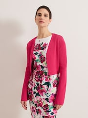 Phase Eight Pink Yasmin Fluted Sleeve Cover-Up - Image 1 of 6