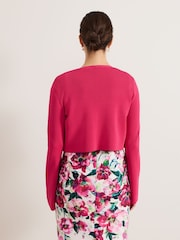 Phase Eight Pink Yasmin Fluted Sleeve Cover-Up - Image 2 of 6