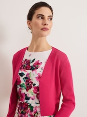 Phase Eight Pink Yasmin Fluted Sleeve Cover-Up - Image 4 of 6