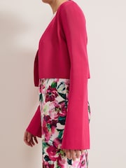 Phase Eight Pink Yasmin Fluted Sleeve Cover-Up - Image 5 of 6