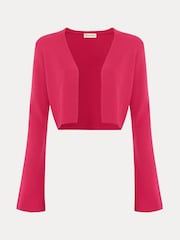 Phase Eight Pink Yasmin Fluted Sleeve Cover-Up - Image 6 of 6