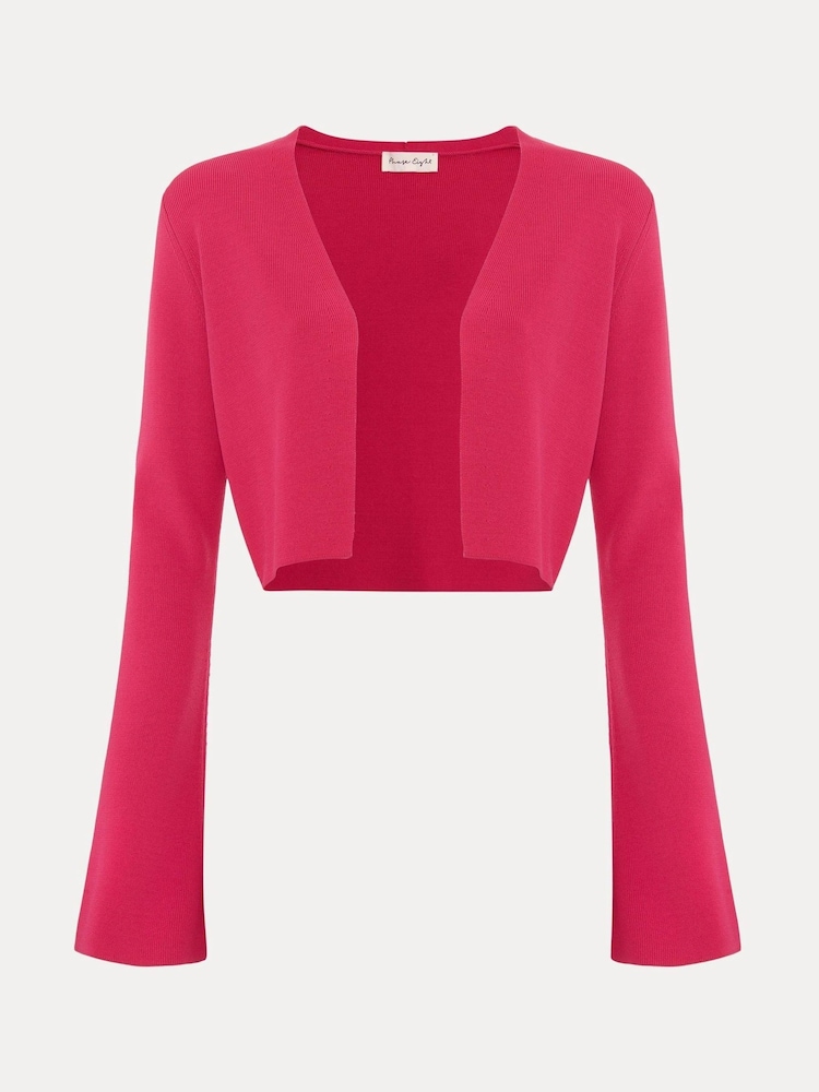 Phase Eight Pink Yasmin Fluted Sleeve Cover-Up - Image 6 of 6