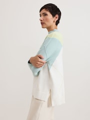 Phase Eight Green Darla Argyle Jumper - Image 4 of 7