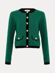 Phase Eight Green Taz Knitted Jacket - Image 7 of 7