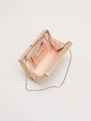 Phase Eight Gold Box Clutch - Image 4 of 7