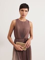 Phase Eight Gold Box Clutch - Image 5 of 7