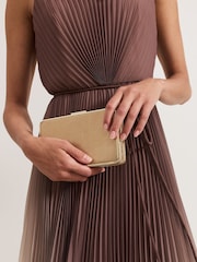 Phase Eight Gold Box Clutch - Image 6 of 7