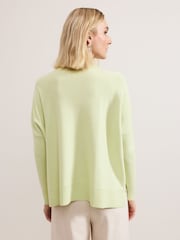 Phase Eight Green Kara Square Boxy Knit Top - Image 2 of 7