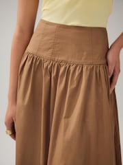 Camel - Maxi-Rock mit tiefer Taille - Bild 4 von 4