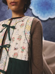 Cath Kidston Ecru Moomins Quilted Waistcoat - Image 5 of 9