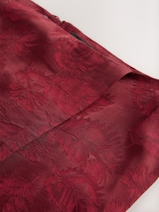 Roșu vișiniu - Fustă sarong midi din jacard Satin - Image 7 of 7